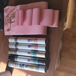 Iron on vinyl and vinyl roll holder